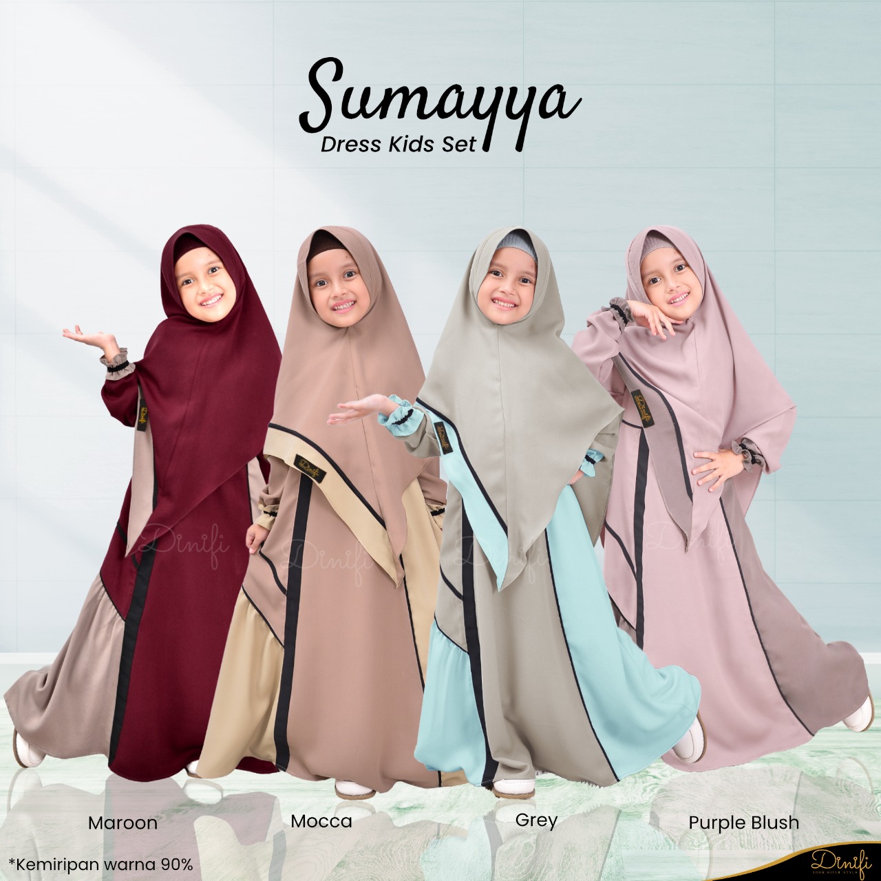 PO Sumayya Dress Kids Set