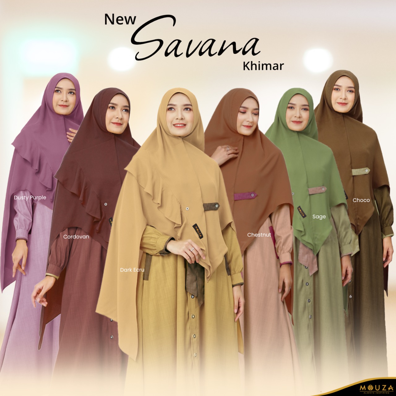 New Savana Khimar (New Colour)
