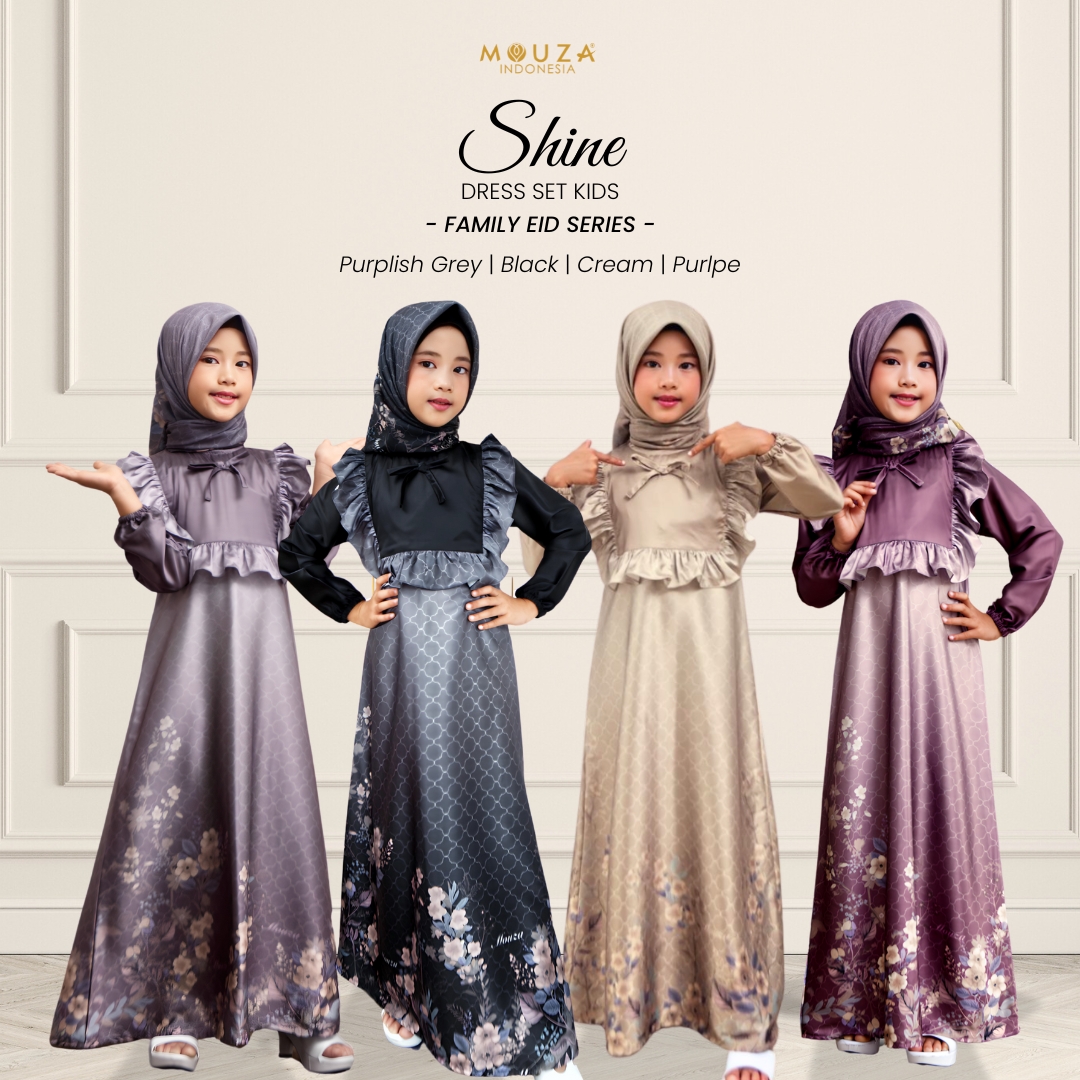 Po 2 Shine Dress Set Kids