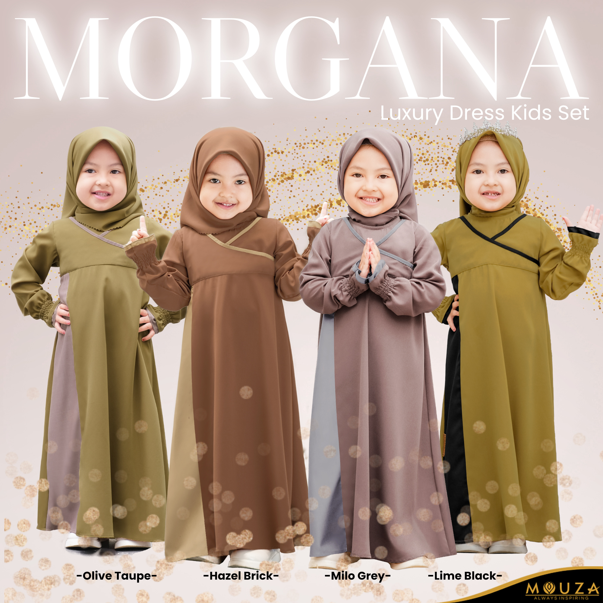 PO Free Stock Morgana Luxury Dress Kids Set