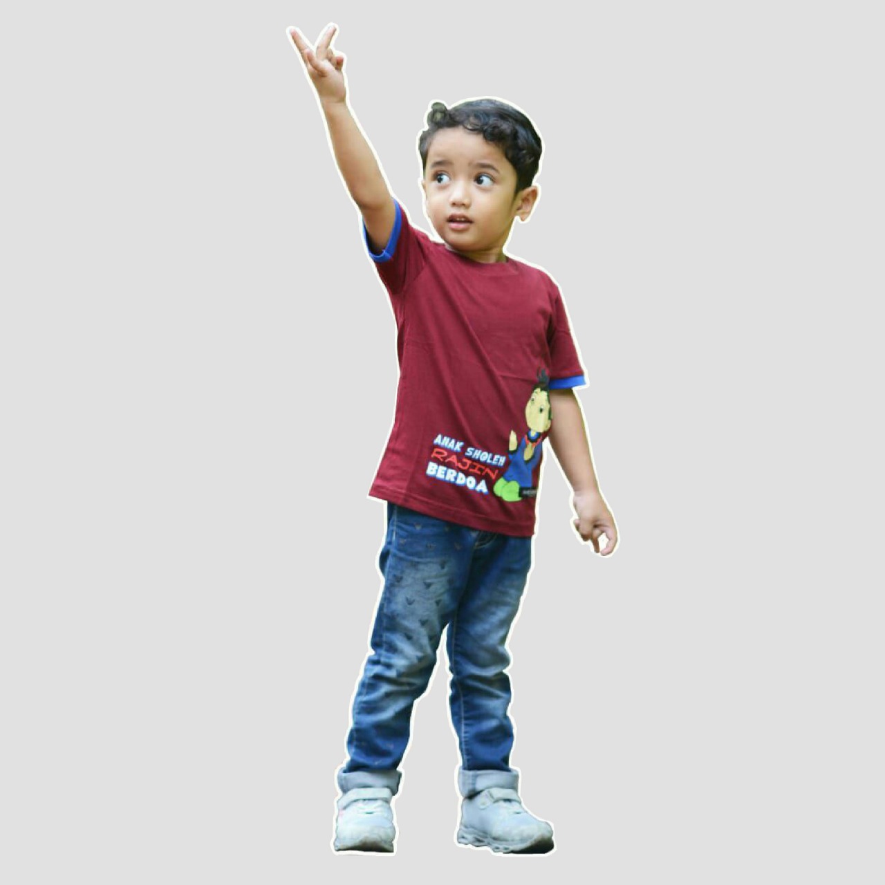 Kaos Anak Sholeh Rajin Berdoa