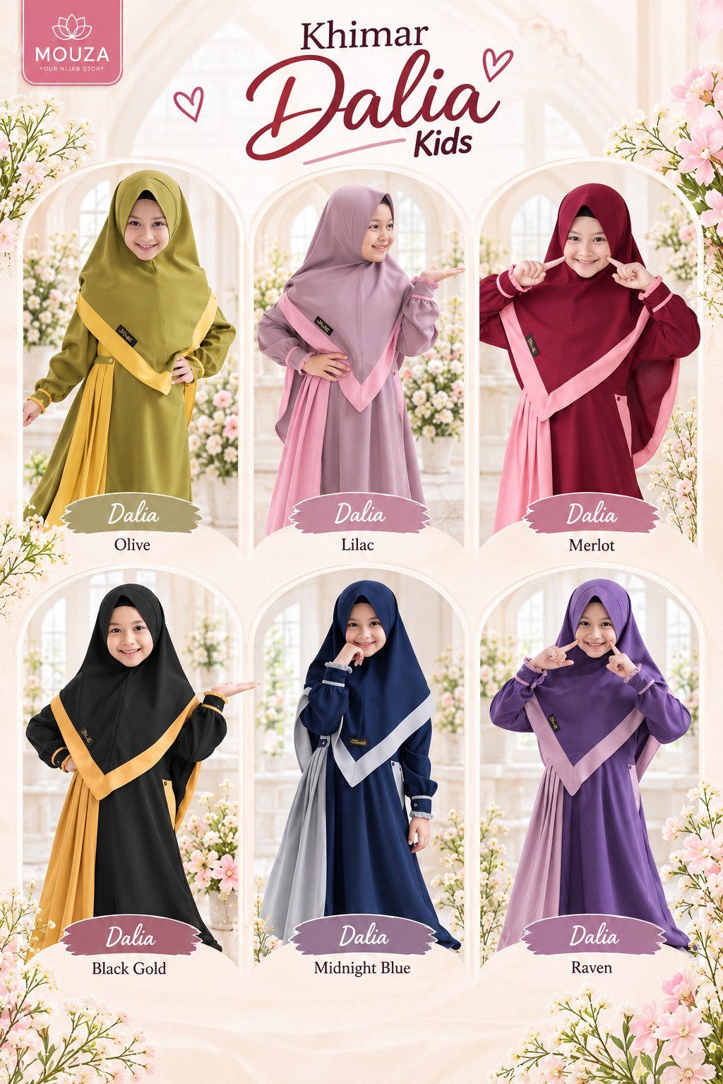 Khimar Dalia Kids